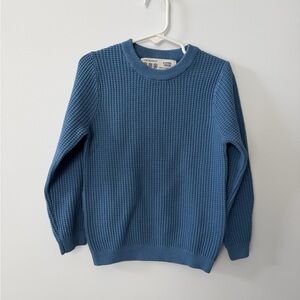 Primark Blue Toddler Textured Crewneck Sweater